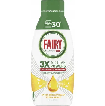 Mycí prostředek Fairy Platinum Gel do myčky Citron 30 mytí 600 ml