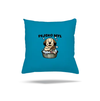 Polštář Bastard Pejskomyl polštář Blue Turquoise