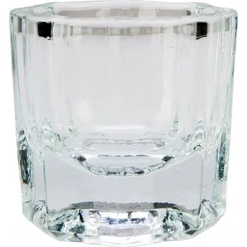 Sklenice Skleněný kalíšek, kosmetická miska na hennu, liquid pigment, 5 ml Sklo