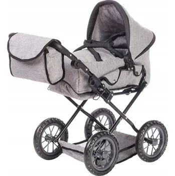 Kočárek pro panenku Kočárek pro panenky Ruby šedý Knorr Toys