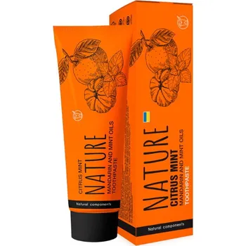 zubní pasta Pasta do Zębów Mandarynka i Mięta 100ml bez fluoridu, SLS a parabenů