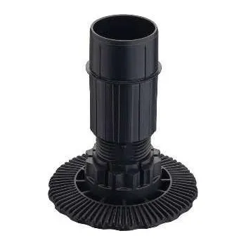 Nábytkové kování Häfele AXILO soklová nožka černá - 125 mm