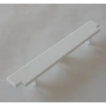 Podlahová lišta Koncovka bílá pro plastový sokl - 150 mm
