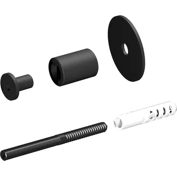 Nábytkové kování Roc Design kolejnice D05 ocel černá mat - 300 cm