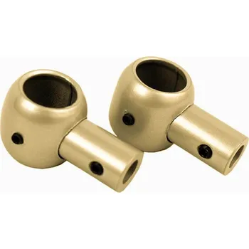 Nábytkové kování Madlo průměr 16 mm - Zlatá metalíza