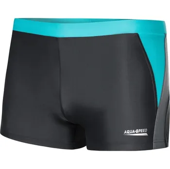 Pánské plavky AQUA SPEED Pánské plavky DARIO L MODRÁ|ŠEDÁ