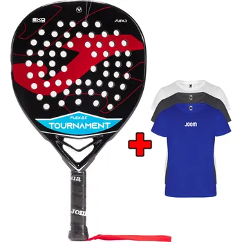 Tenis Joma Sport TOURNAMENT FLEX Padelová raketa černá / červená