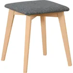 Drewmix Dřevěný čalouněný jídelní taburet T5 Zvolte barvu dřeva: Grandson, Zvolte barvu látky: 39A. ARAGON 39