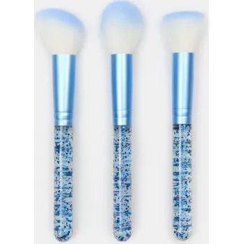Sinsay - Sada 3 štětců na make-up - světle modrá - 079GR-50X - 079GR-50X-ONE