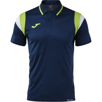 Pánská móda Polokošile JOMA TERRA DANUBIO, barva tmavě modrá - limetková - bílá, velikost 2XL