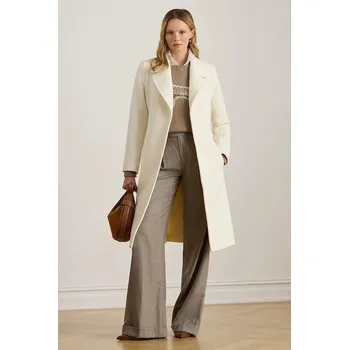 Dámský kabát Vlněný kabát Lauren Ralph Lauren 297962169 béžová 01X, vel. 42