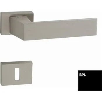 Dveřní kování Klika MAYA-RT,černá perla,WK hranatý MAYARTBPL