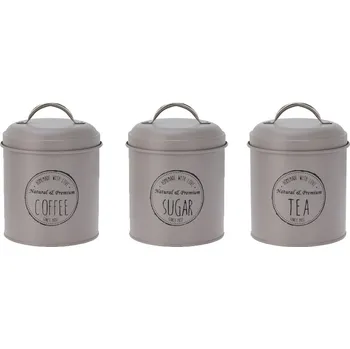 Dóza na potraviny Excellent Houseware KO-C80653730 šedá 3 ks