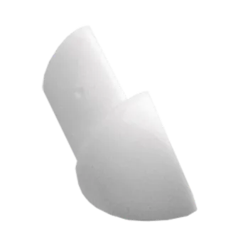 Podlahová lišta Roh k liště Profil-EU bílá, PVC, výška hrany 8 mm, LROH80