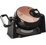 Otočný vaflovač na 4 vafle Rose Gold Edition se stojanem