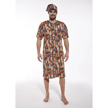 Pánské pyžamo Košile Cornette 109/23 Alkohol kr/r pánská Velikost: XXL