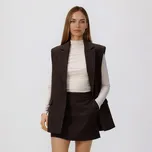 Reserved - LADIES` SHORTS - tmavě hnědá - 109JL-89X - 109JL-89X-S