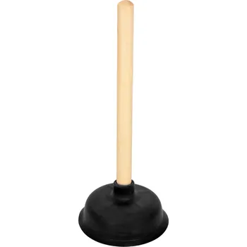 Podlahový mycí stroj YORK Guma na odpad s dřevěnou rukojetí