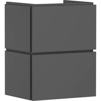 Koupelnový nábytek Skříňka pod umyvadlo bez umyvadla Hansgrohe Xilesa E 48x62x38 cm břidlicová matná šedá mat 54248760