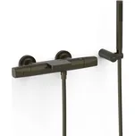 Vanová baterie TRES se sprchovým setem černý bronz 19017499KMB