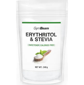 Sladidlo SLADIDLO ERYTHRITOL & STÉVIE BEZ KALORIÍ PŘÍRODNÍ KE SLADĚNÍ - GymBeam