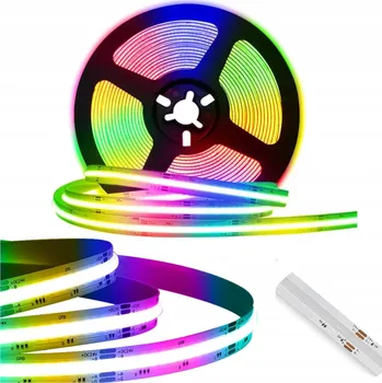 LED páska LED pásek COB RGB vícebarevný PREMIUM 5m 15W/m IP20 ECOLIGHT