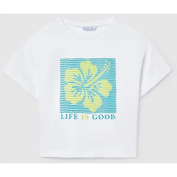 Dívčí tričko Dívčí triko Mayoral 6009 Rozměr: 140 (10 let)