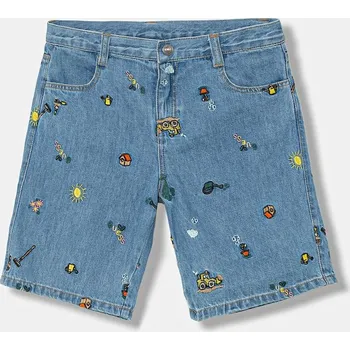 Chlapecké kraťasy Dětské riflové kraťasy Guess N6RD06.D4EU0.PPY2 modrá 55X, vel. 105-112