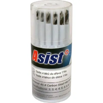 Vrták Sada vrtáků do dřeva 11ks ASIST 01-5212
