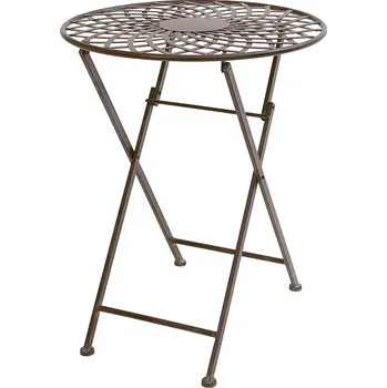 Zahradní stůl Butlers MANDALA GARDEN Zahradní stůl 58 cm - tm. hnědá