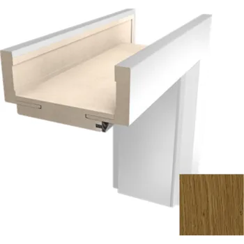 Zárubeň Obložková zárubeň Naturel 70 cm pro tloušťku stěny 8-10 cm dub levá O1DP70L