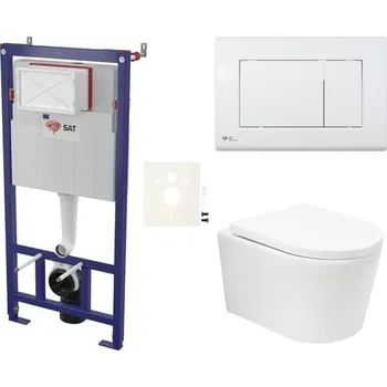 Klozet Závěsný WC set do lehkých stěn / předstěnová SAT BREVIS SIKOSSBRTOR20KECO