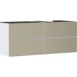 Skříňka pod umyvadlo pod desku Hansgrohe Xevolos E 137x55,5x55 cm bílá matná 54239390
