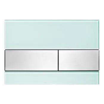 Splachovací tlačítko Ovládací tlačítko Tece Square sklo zelená 9240804