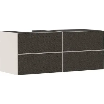 Koupelnový nábytek Skříňka pod umyvadlo pod desku Hansgrohe Xevolos E 137x55,5x55 cm písková matná béžová mat 54237660