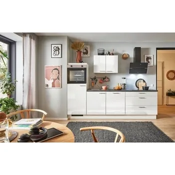 Naturel Kuchyňská linka 260x60x92 cm mat bílá lesklá