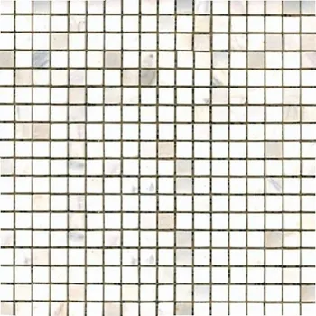 Obklad Premium Mosaic Stone Kale Litera STMOS15WHP 30,5x30,5 cm 1,02 m² bílý
