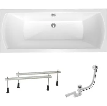 Obdélníková vana Laguna Cube Way Plus 160x70 cm akrylát levá i pravá SIKOCUB1600AN