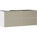 Skříňka pod umyvadlo pod desku Hansgrohe Xevolos E 137x55,5x55 cm bílá matná 54236390