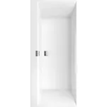 Obdélníková vana Villeroy & Boch Squaro 170x75 cm litý mramor levá i pravá UBQ170SQE2DV-01