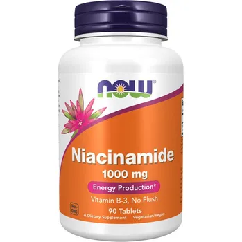Doplněk stravy Now Foods Niacinamid 1000 mg (90 Tableta)