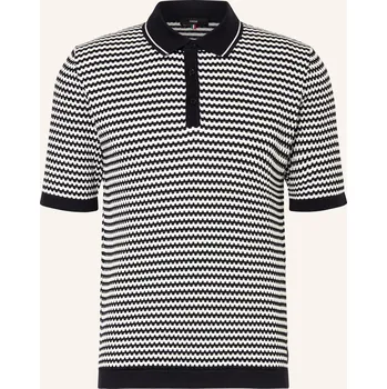Pánská košile Cinque Pánské Pletené Polo Tričko Ciflavien, černá / bílá, L
