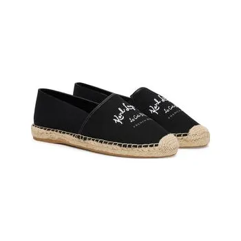 Dámské baleríny Espadrilky KARL LAGERFELD Kamini KL80110A Černá 36
