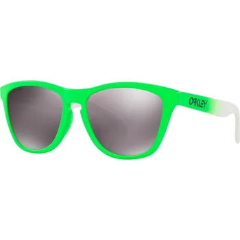 Cyklistické brýle Oakley Frogskins Green fade w/ prizm DlyPol - doprava zdarma