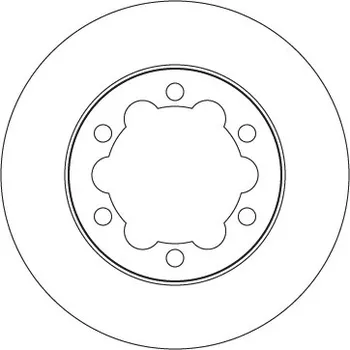 Brzdový kotouč Brzdový kotouč TRW DF6973S