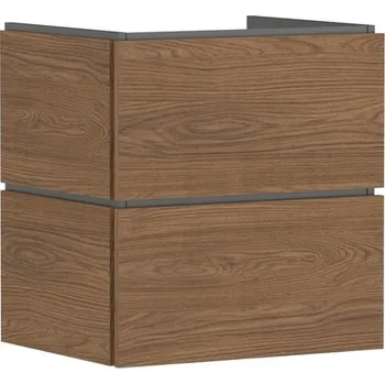 Koupelnový nábytek Skříňka pod umyvadlo bez umyvadla Hansgrohe Xilesa E 58x62x47 cm kašmírový dub 54293550