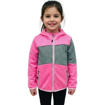 Dívčí mikina DÍVČÍ FUNKČNÍ MIKINY FH9609 VELIKOSTI 98-128 Velikost: 110, Barva: Růžová/šedá