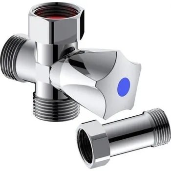 Ventil Pračkový ventil Geos AGT s mezikusem RR 258 3/4 GEOS RR258