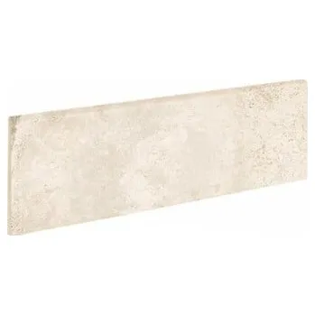 Dlažba Sokl Exagres Alhamar blanco 9x33 cm mat ALHAMARRBL