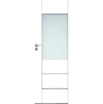 Interiérové dveře Interiérové rámové dveře Verso 2 s obdelným a horizontálním prosklením. Dveře mají rám z MDF desky.
